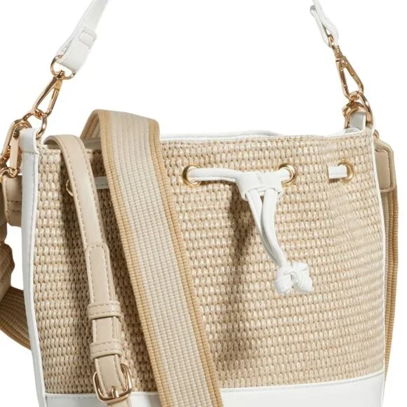 NEW Tan Moda Luxe Crossbody Bag Purse Lined Pockets NWT - Picture 8 of 8